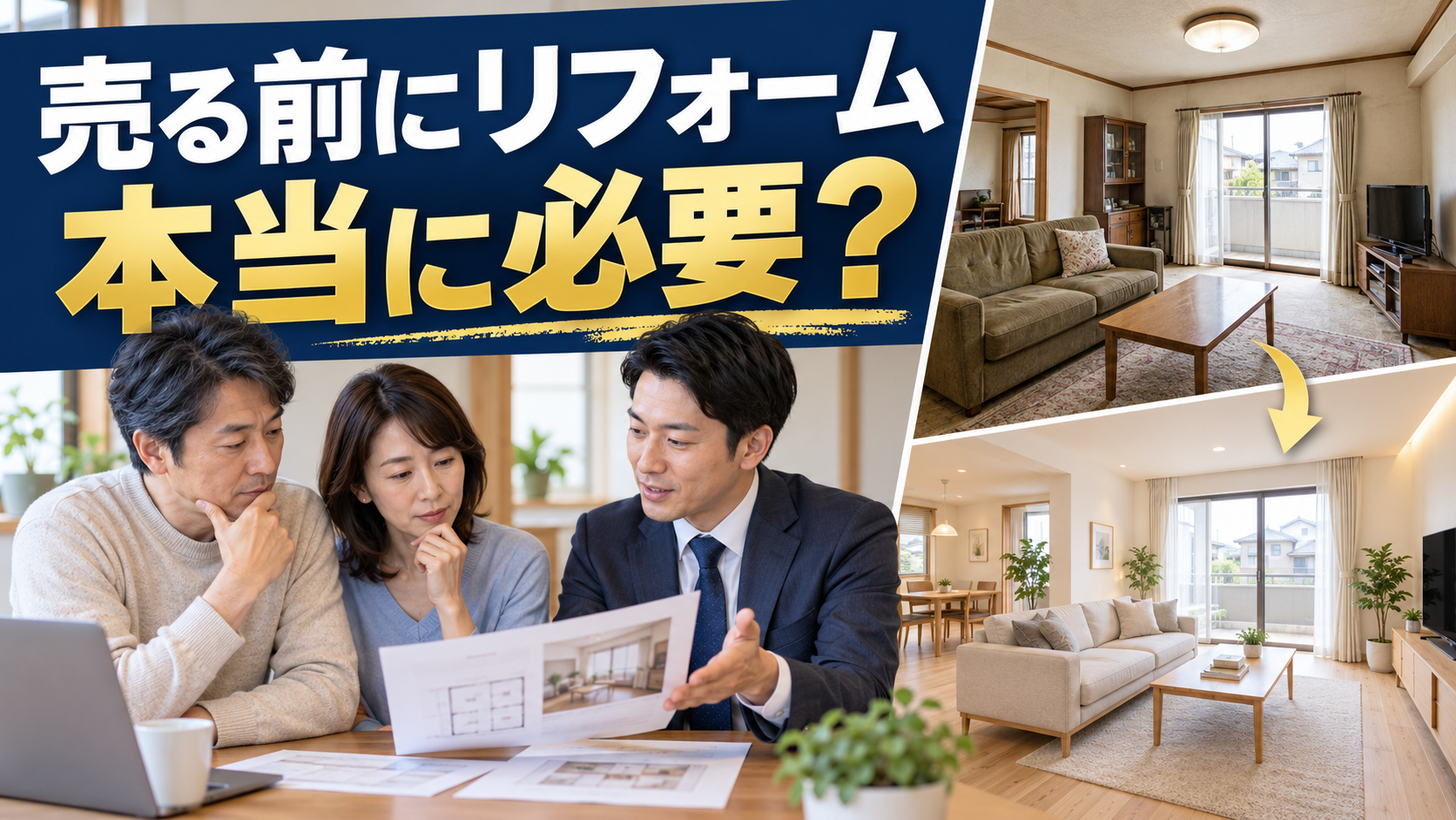 家を売る前にリフォームした方がいい？費用をかける前に知っておきたい判断基準