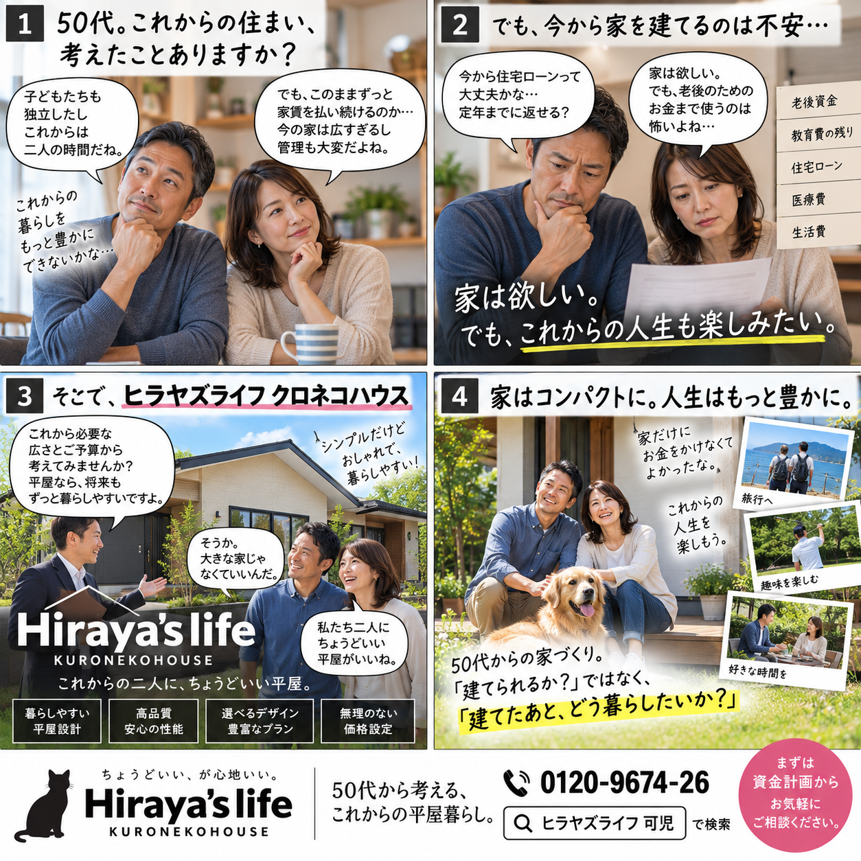 50代からの家づくり。「今さら遅い？」と思ったときに考えてほしいこと