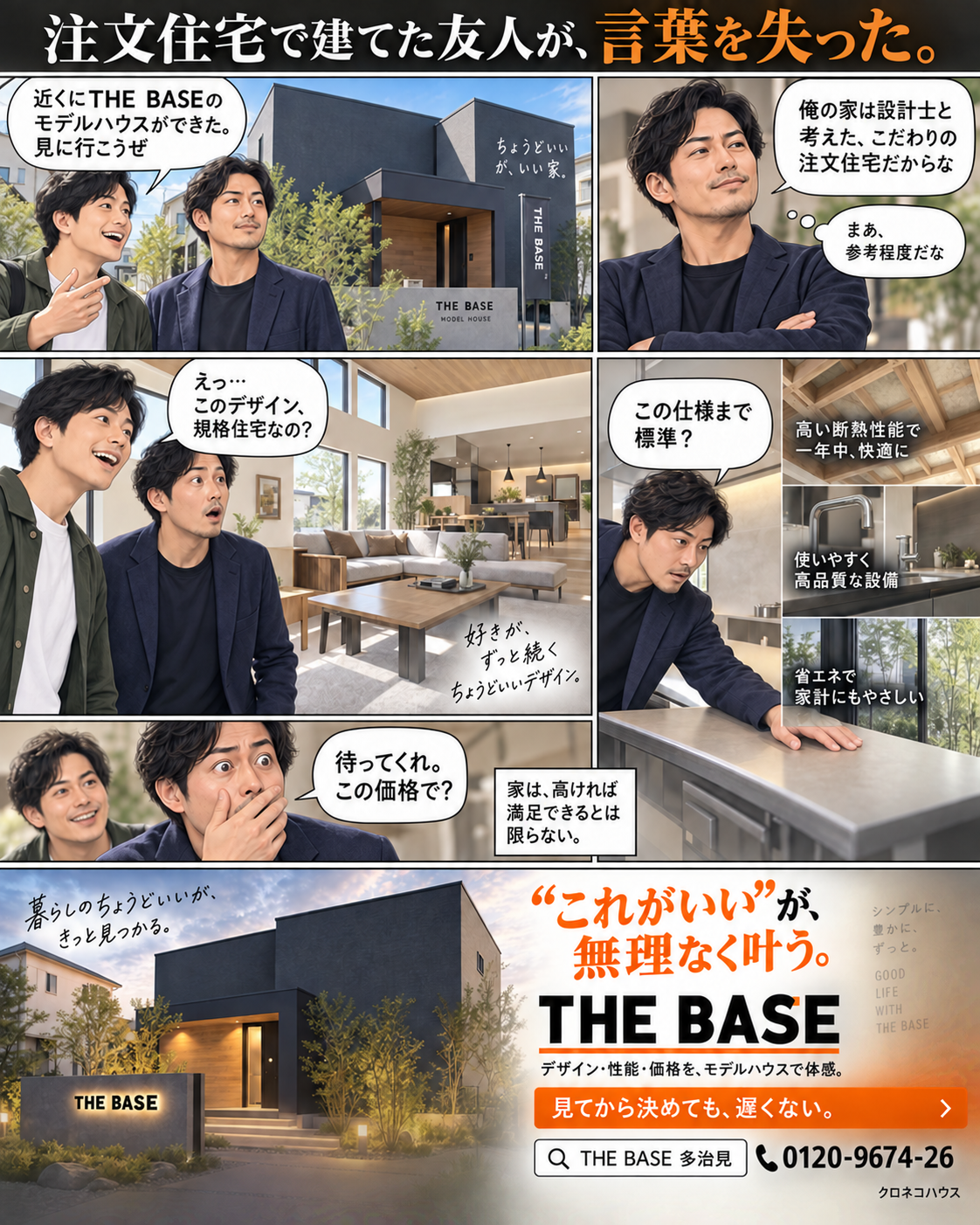 注文住宅で建てた友人が、THE BASEを見て言葉を失った。「高い家＝満足できる家」とは限らない