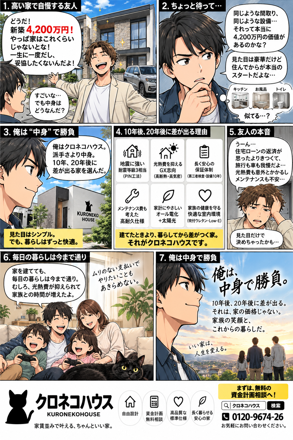 高い家を建てれば幸せ？「俺は中身で勝負」クロネコハウスが考える本当の家の価値