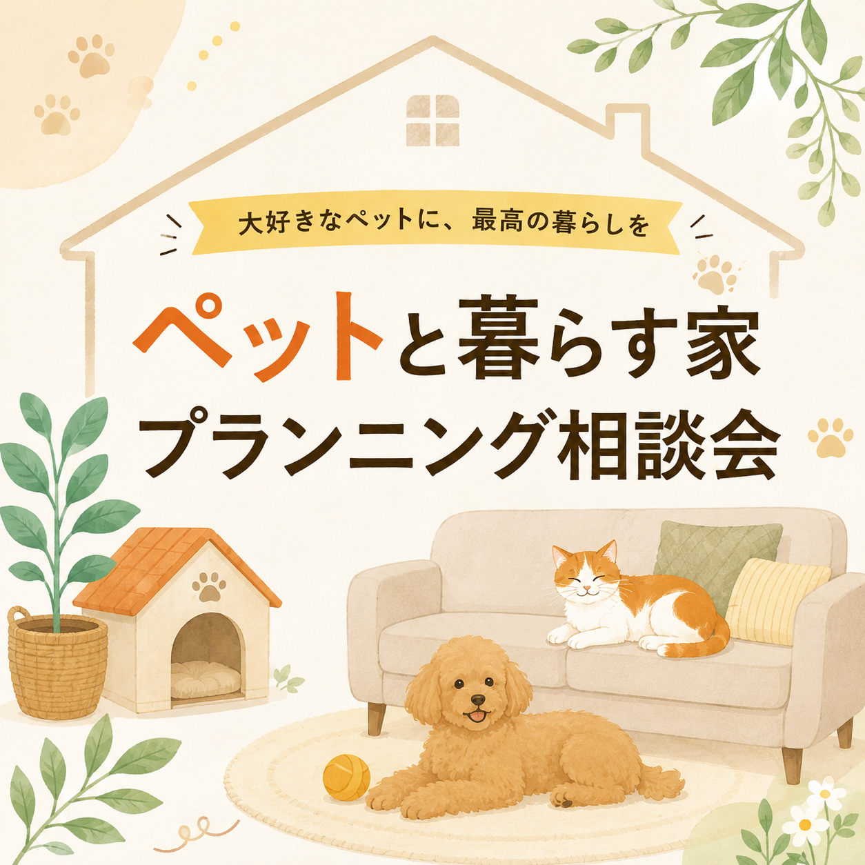ペットと暮らす家 プランニング相談会1