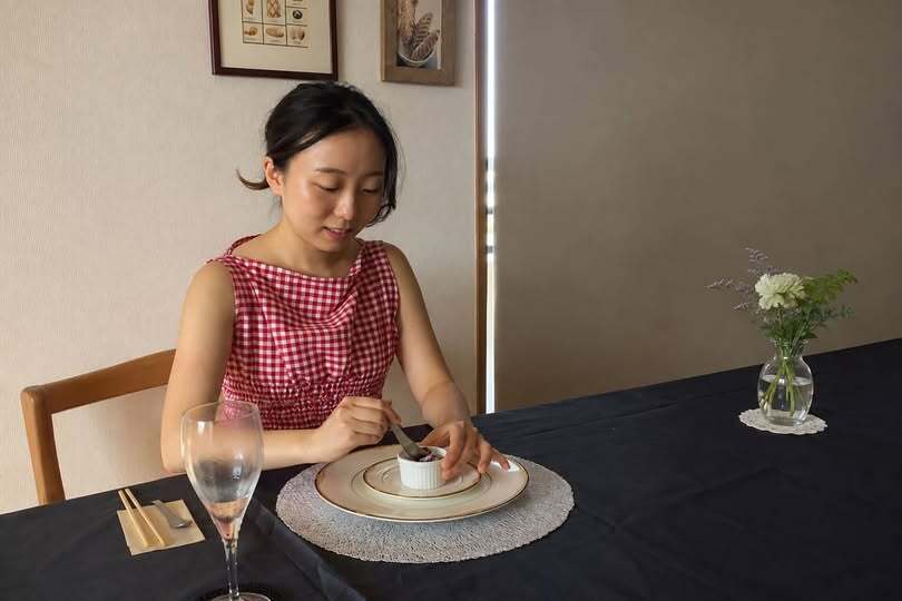 娘と試食会のリハーサルをしました
