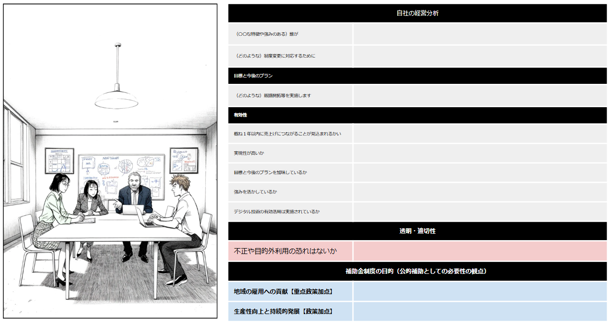 【持続化補助金】応募申請時のネガティブチェックシート