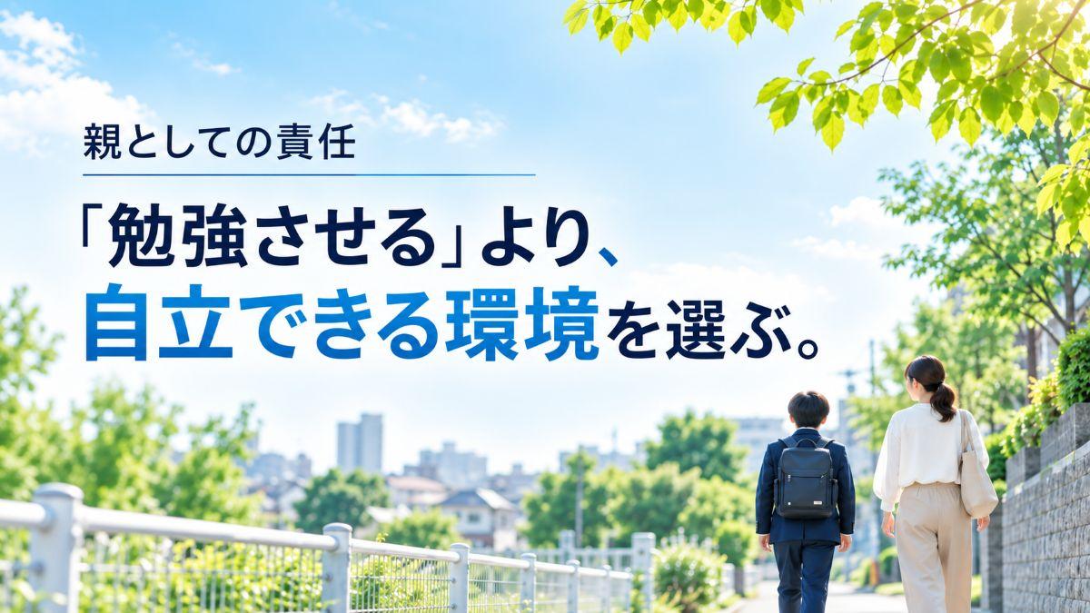 家で勉強より、環境を作る