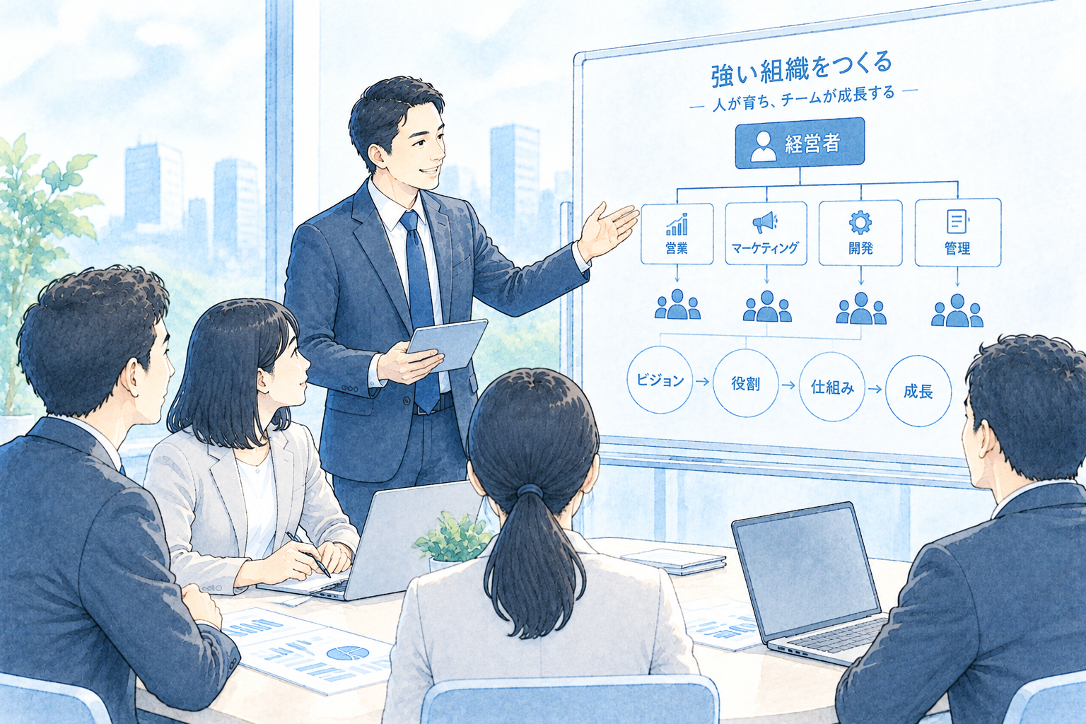 社長の現場任せをやめる。本当に強い組織のつくり方