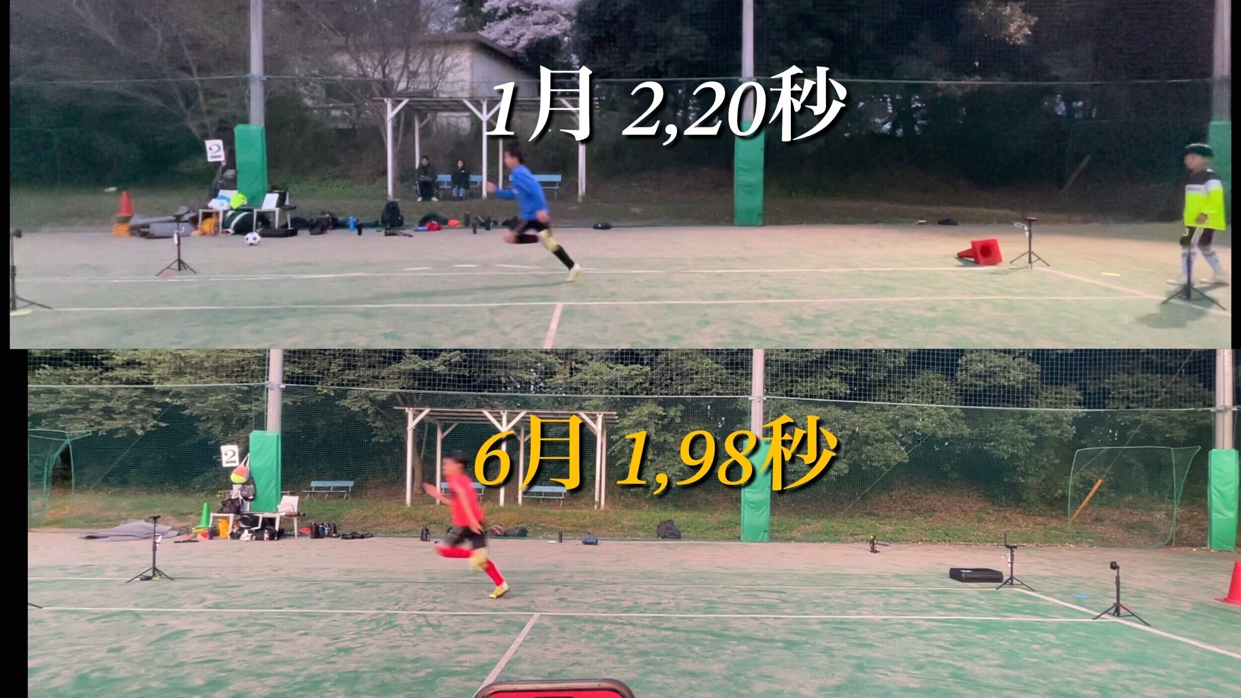 特訓レッスン＋スプリント測定実施！