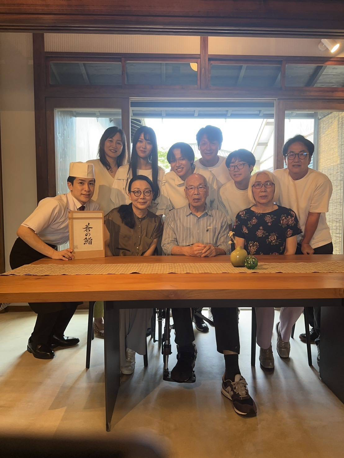 お食事の記念に、ご家族の皆さんと。