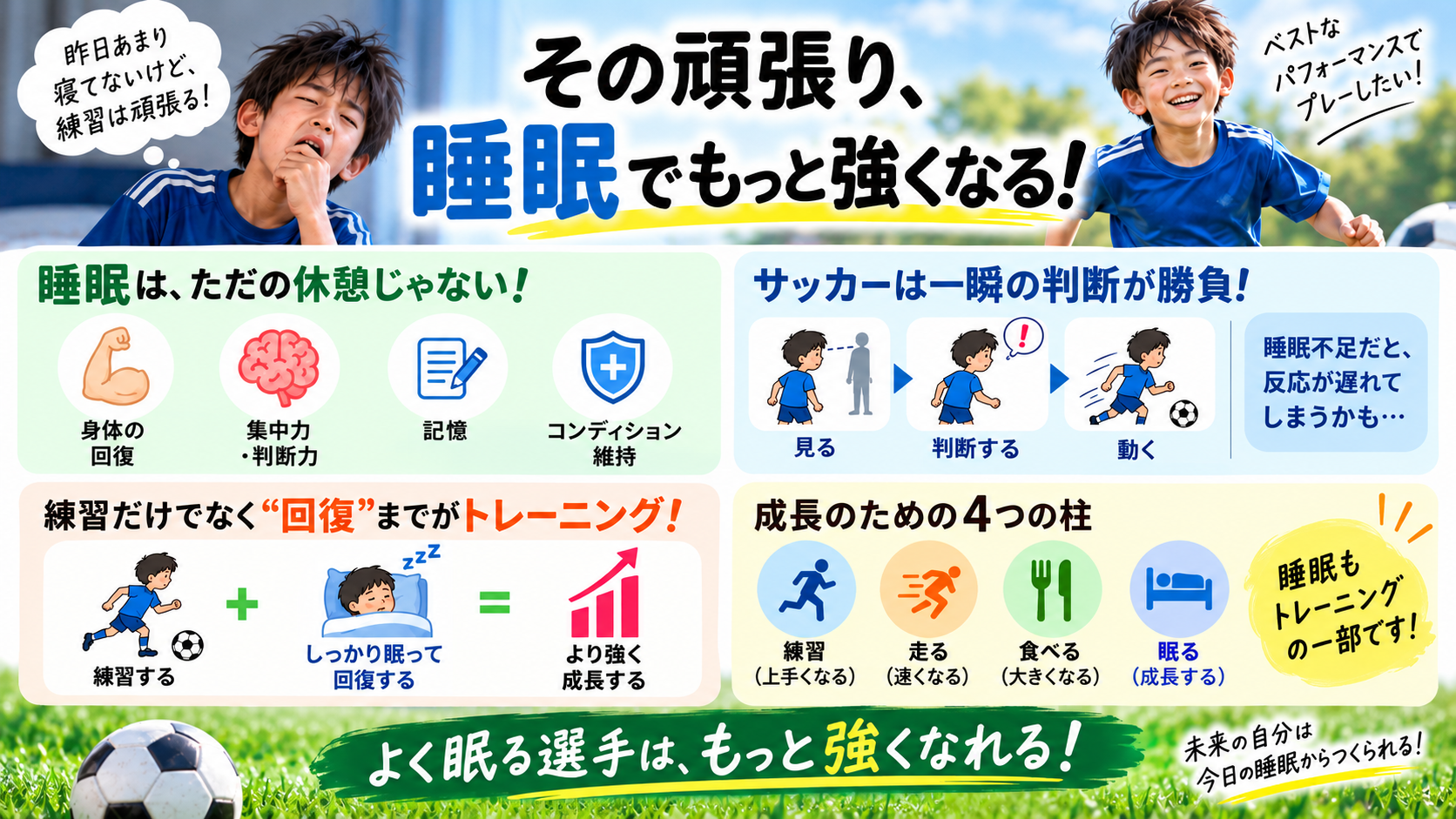 ● 睡眠不足だと足が遅くなる？