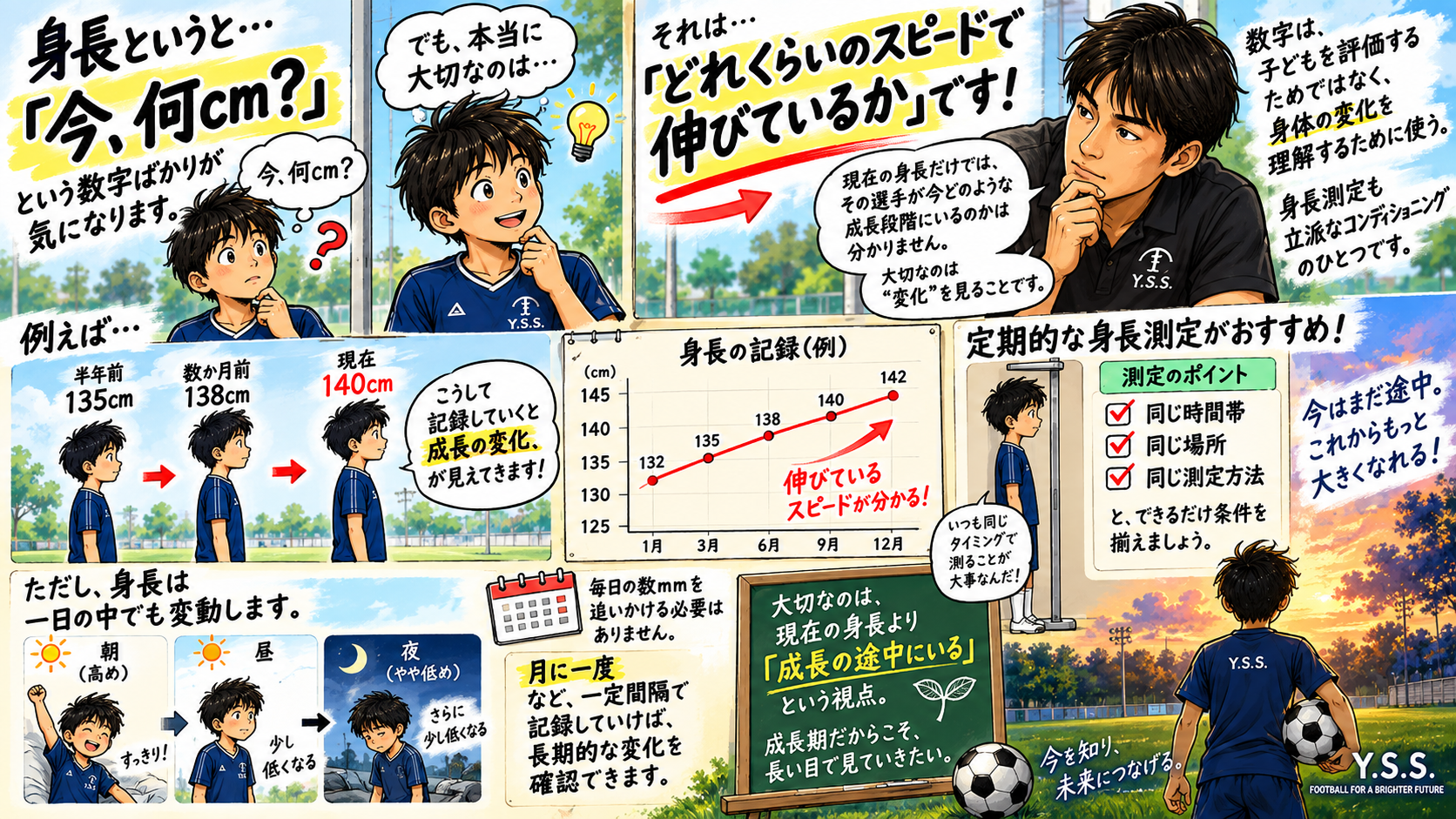 ●身長は毎月測った方がいい?
