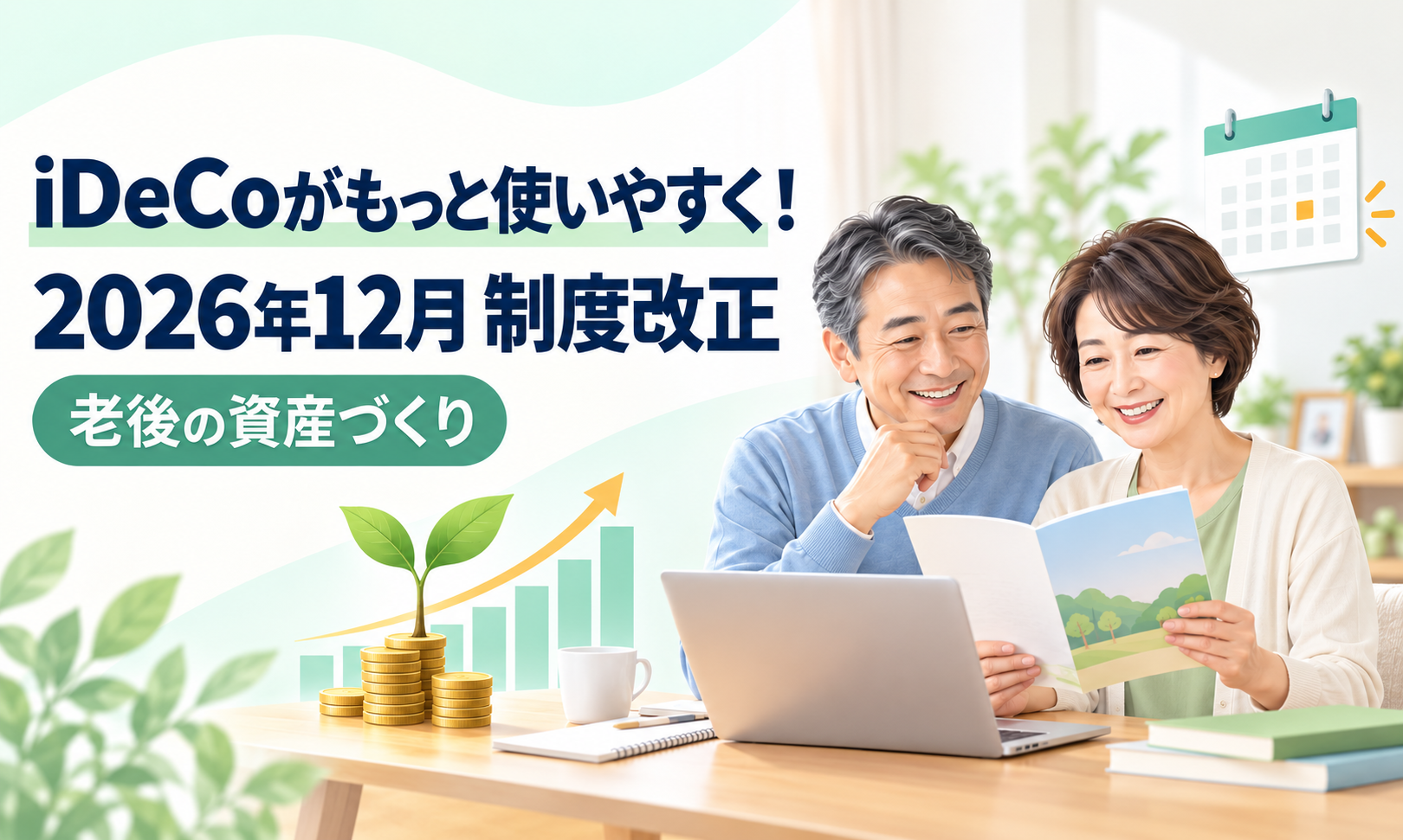 iDeCoがもっと使いやすく！2026年12月の制度改正とは？