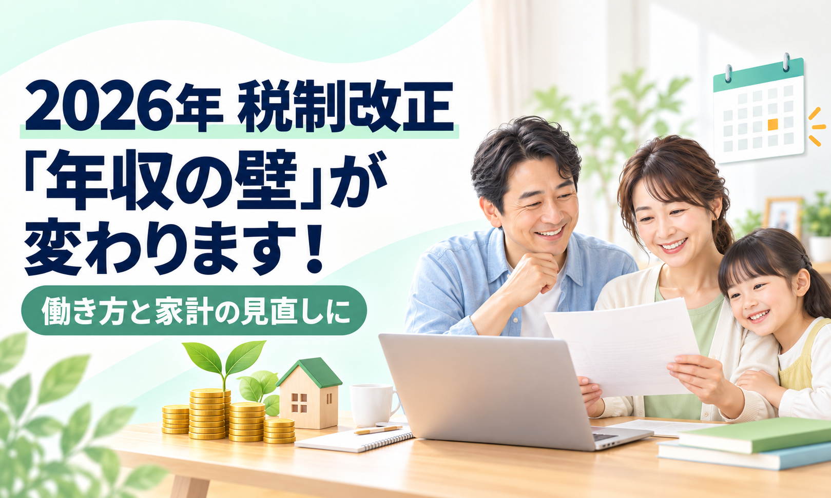 2026 年の税制改正で「年収の壁」がまた変わります