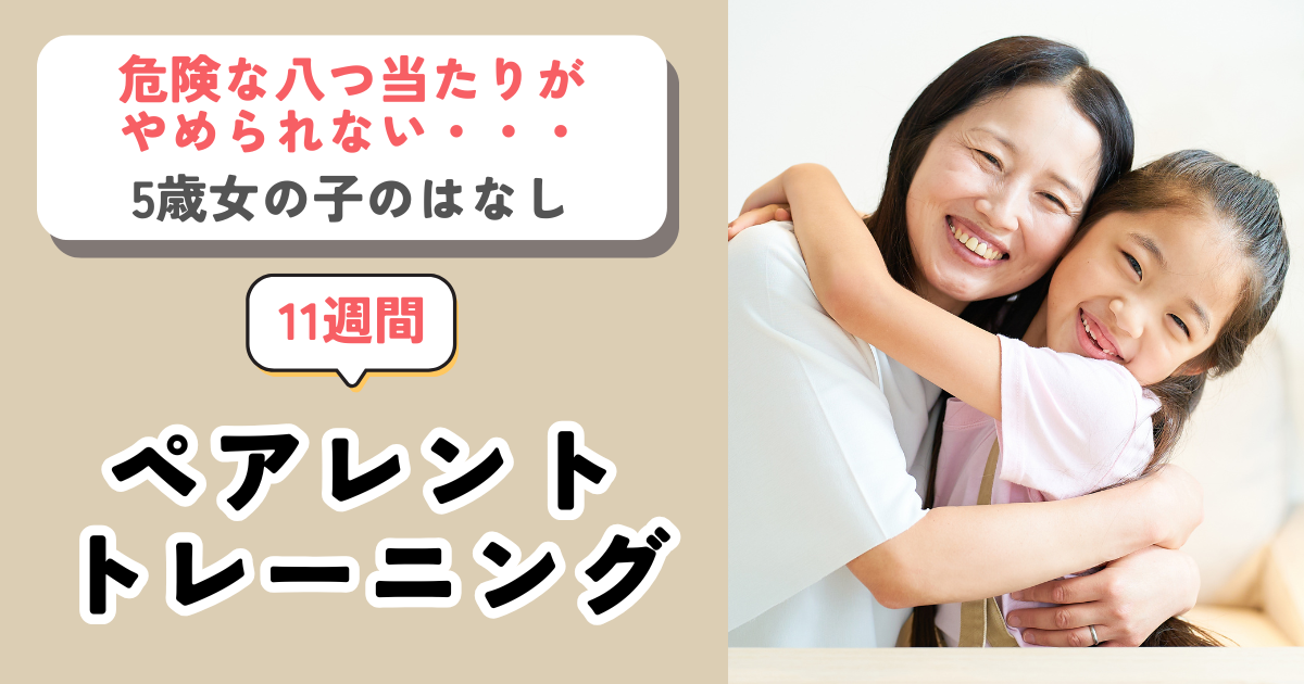 【ペアレントトレーニング事例】危険な八つ当たりがやめられない5歳女児