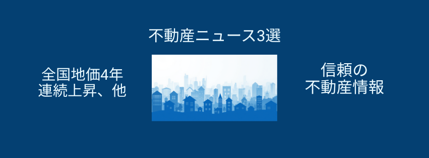 全国地価は4年連続上昇、マンション価格には減速の兆し
