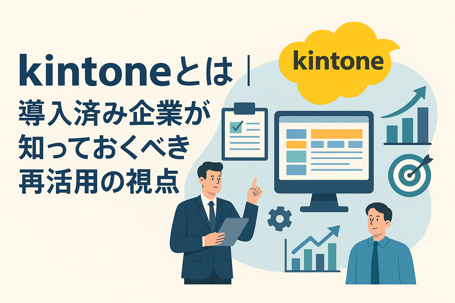 kintoneとは|導入済み企業が知っておくべき再活用の視点