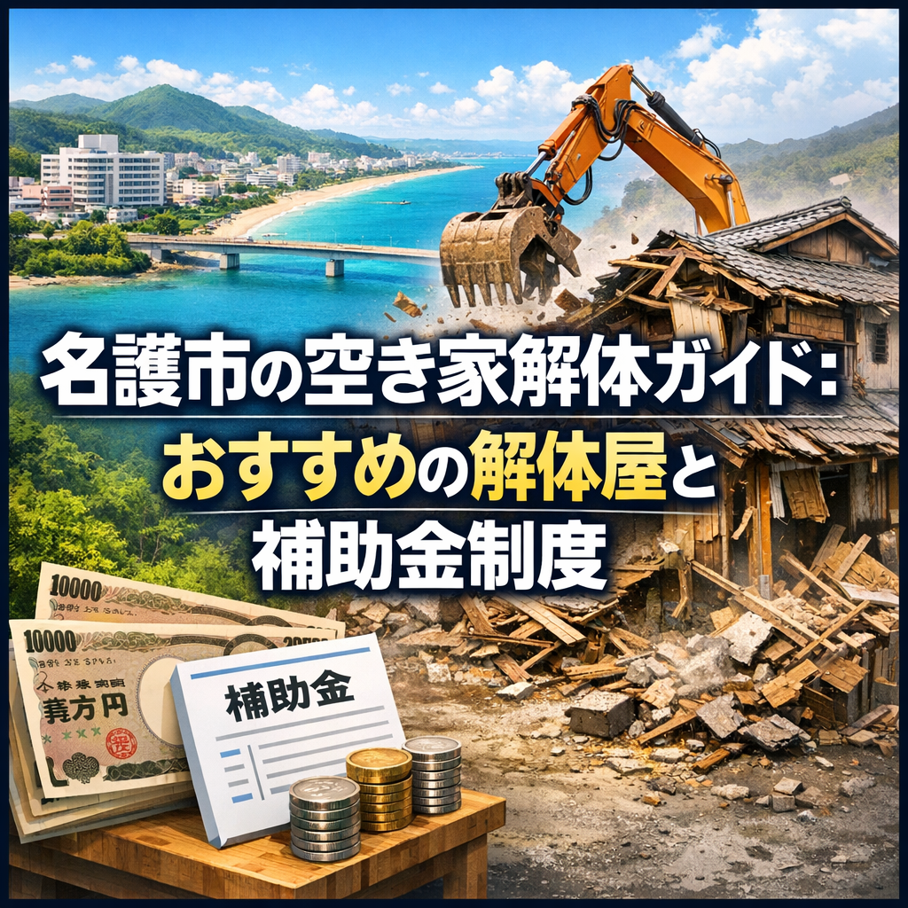名護市の空き家解体ガイド：おすすめの解体屋と補助金制度
