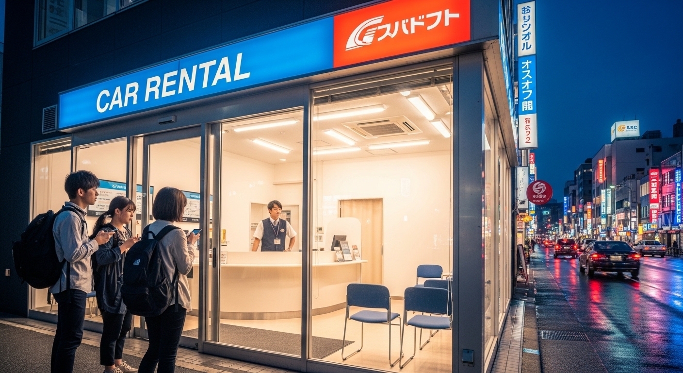 レンタカーは深夜でも借りられる?営業時間の実態