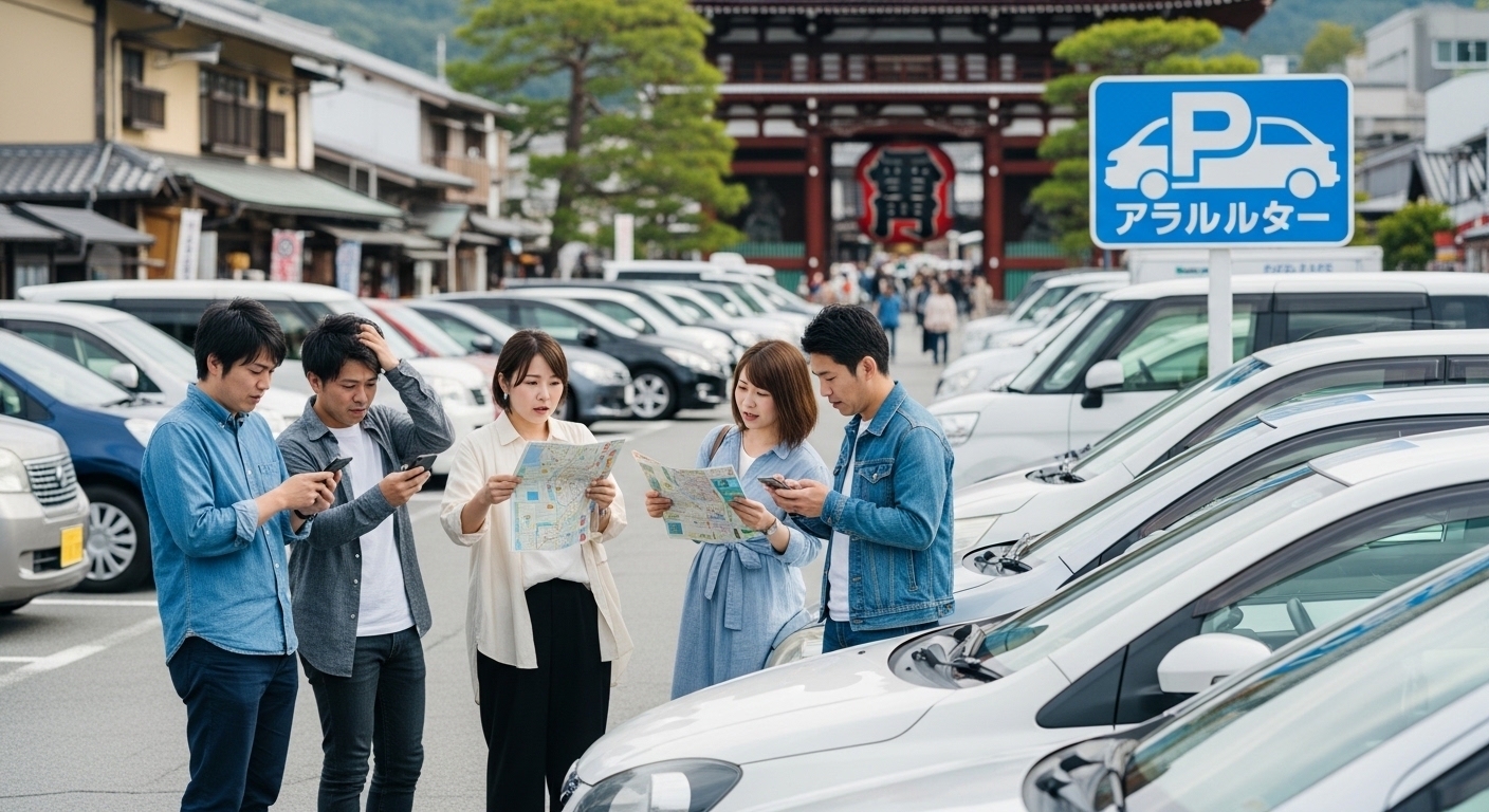  レンタカーの駐車場問題を解決！事前準備の重要性