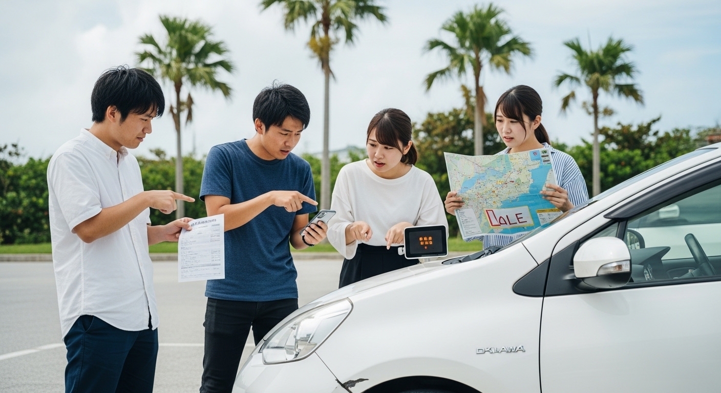 沖縄でマンスリーレンタカー初心者が失敗するポイント|長期利用の落とし穴とは