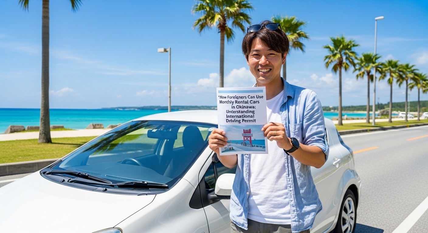 沖縄で外国人がマンスリーレンタカーを利用する方法|国際免許の仕組み
