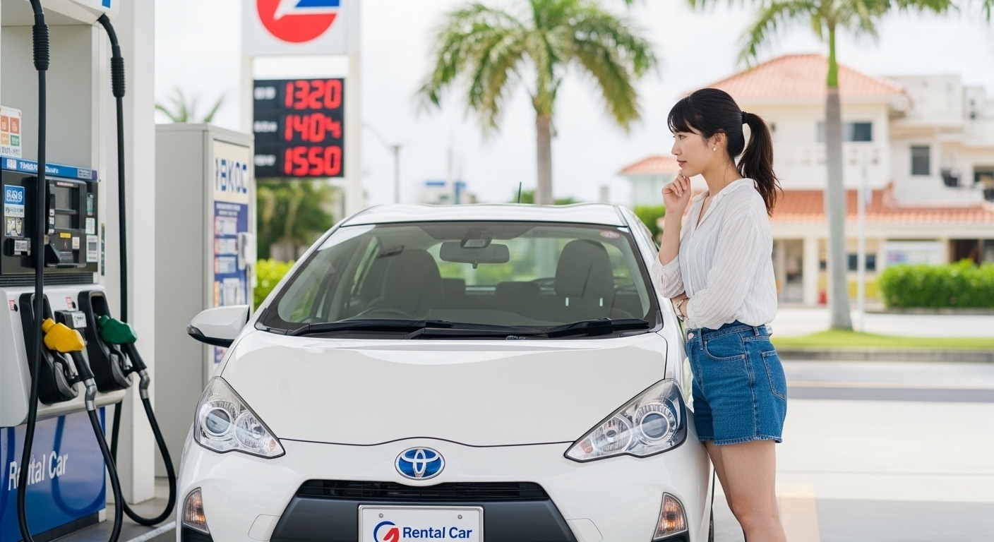  沖縄でマンスリーレンタカー利用時にガソリン代を節約する方法