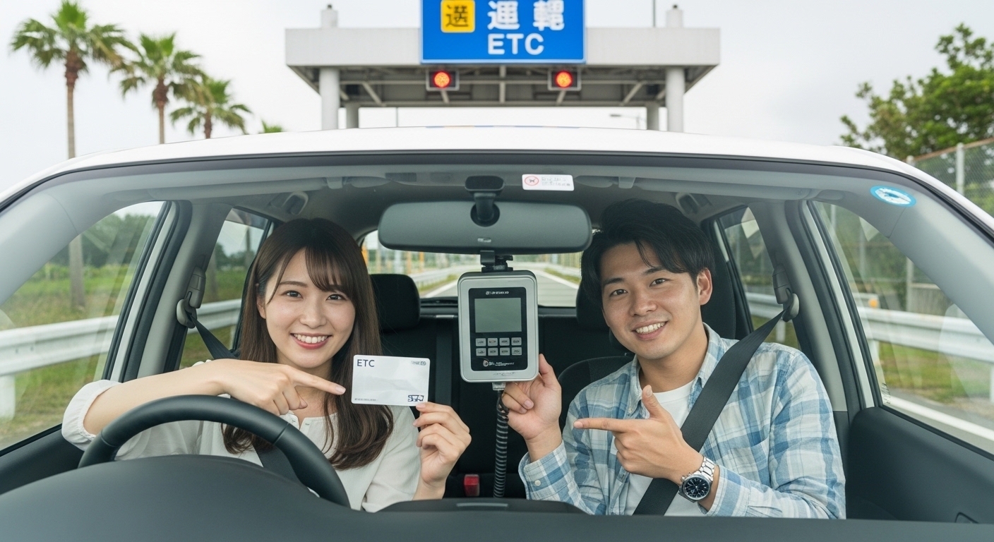  沖縄でマンスリーレンタカー利用時の高速料金の支払い方法｜ETCの使い方