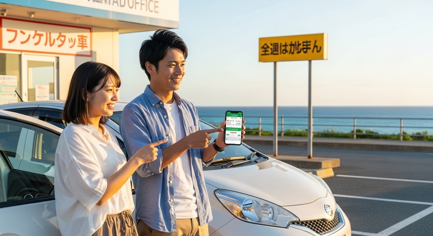 沖縄でマンスリーレンタカー利用時にガソリン代を節約する方法