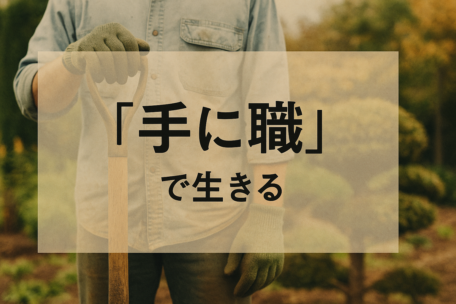 AIにはできない。「手に職」で生きる施工管理の仕事（横浜）