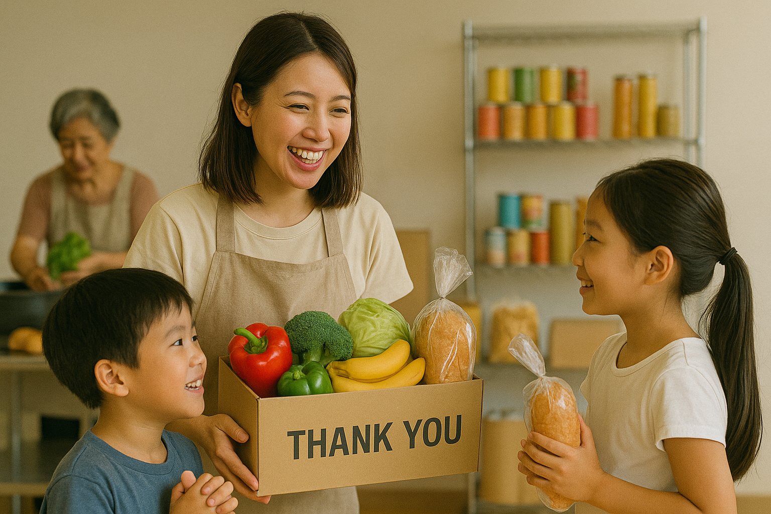 食品ロスを「ありがとう」に変える子ども食堂