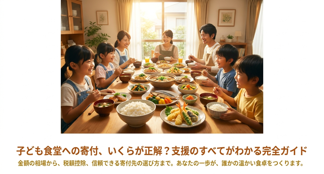 子ども食堂への寄付金額の相場と支援効果を徹底解説