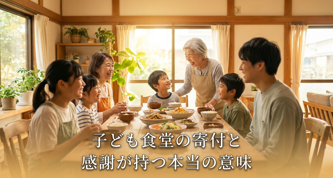 「ありがとう」が繋がる場所。子ども食堂の寄付の始め方と、感謝の気持ちを伝える完全ガイド