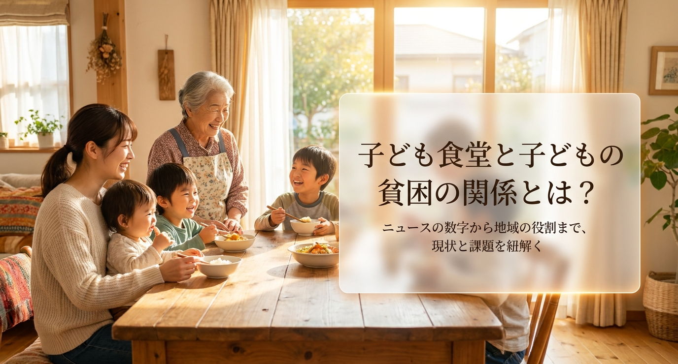 子ども食堂と子どもの貧困の関係とは?現状と課題を解説