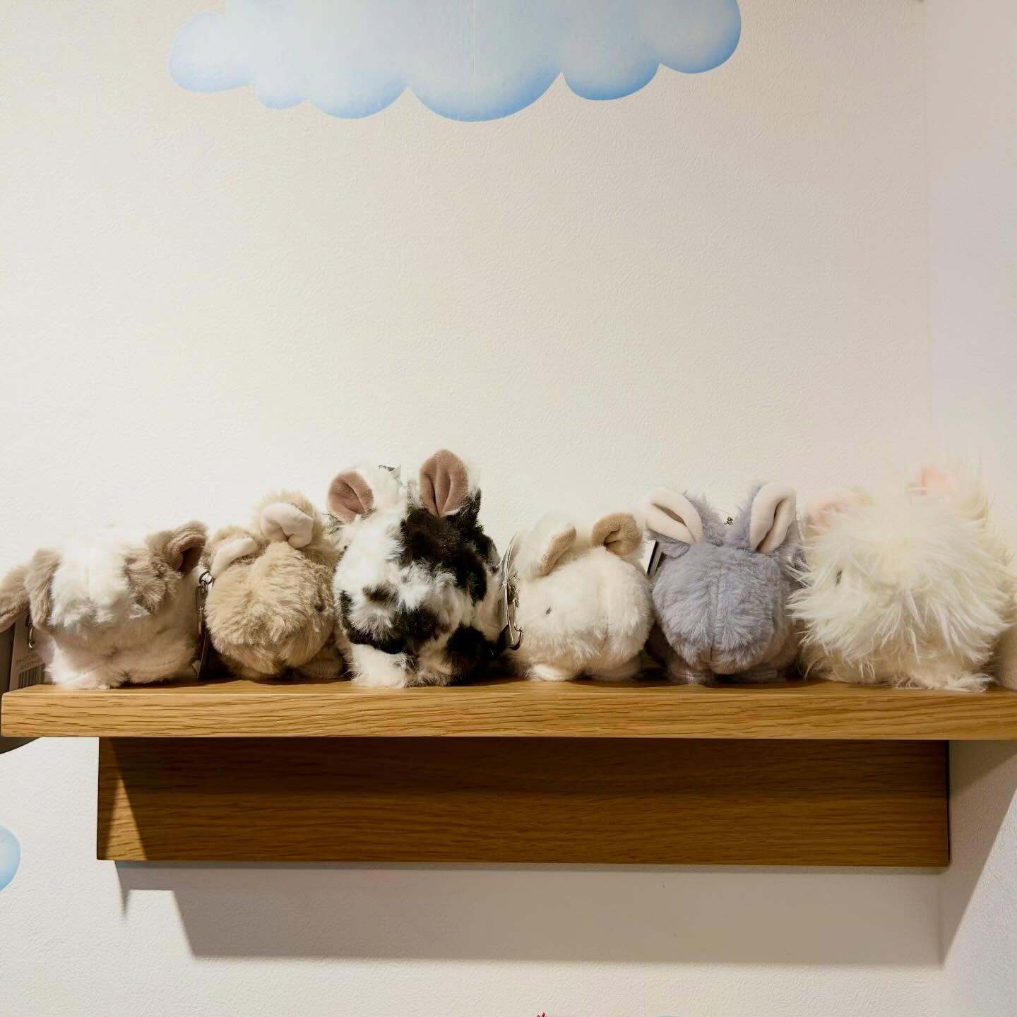 「うさぎキーチャーム全6種類が入荷|ロップイヤー・アンゴラなどもふもふ素材