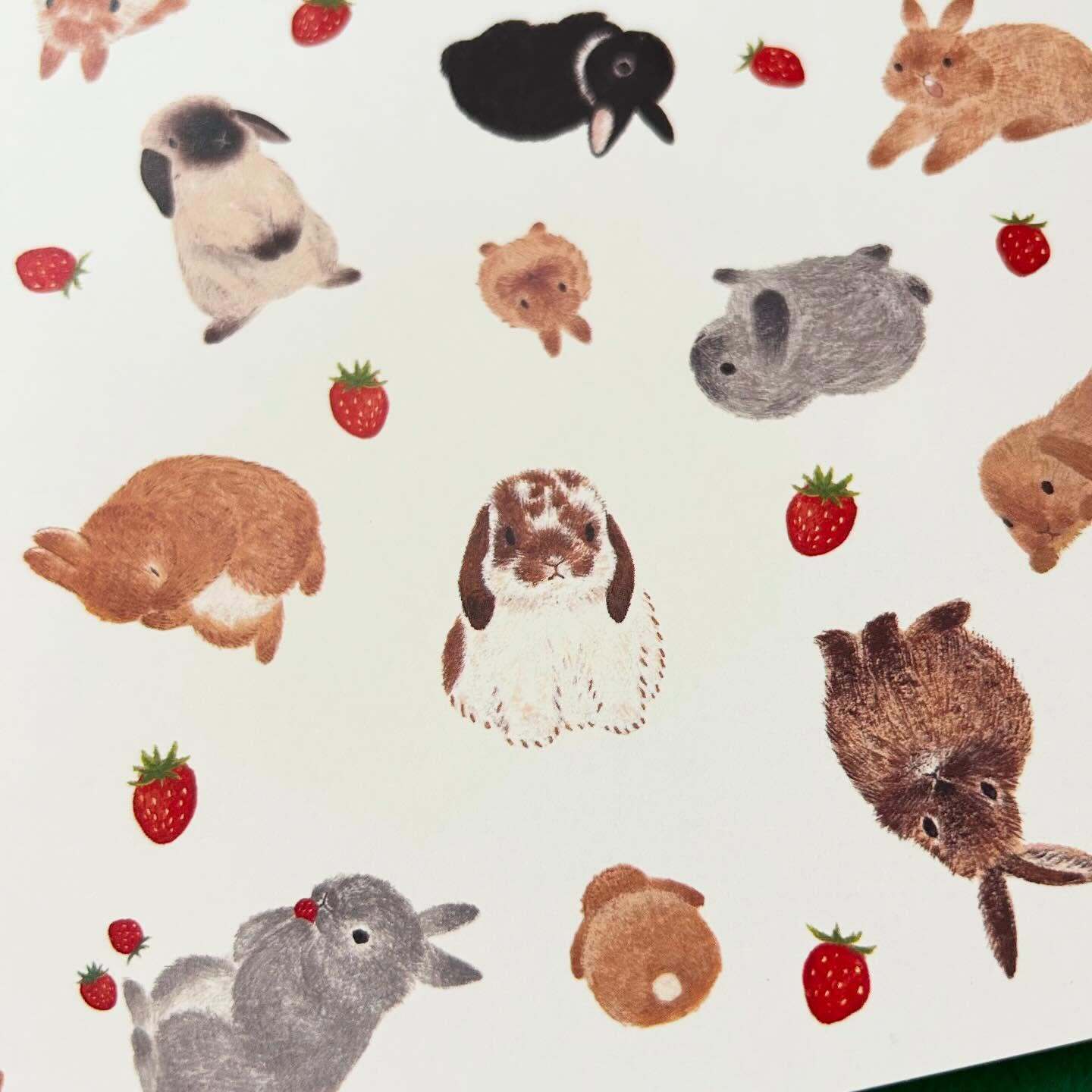 春のうさぎさんのステーショナリー