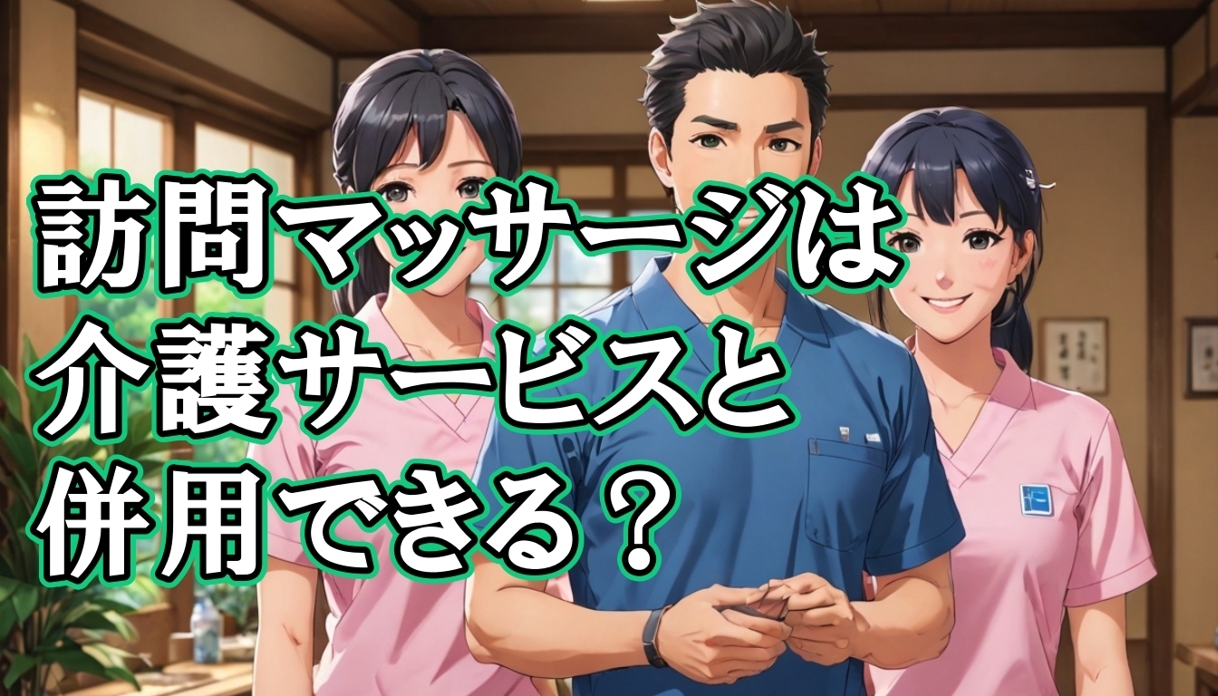 訪問マッサージは介護サービスと併用できる？