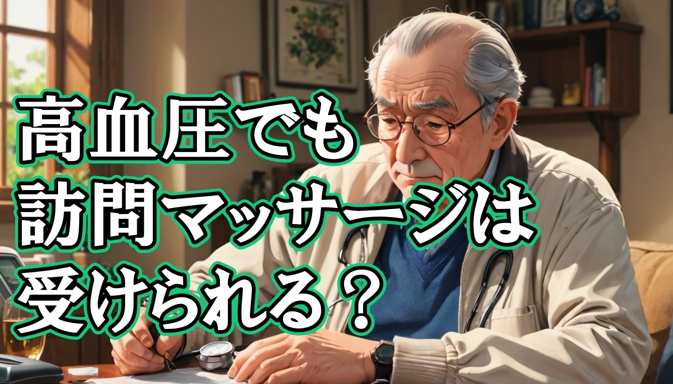 高血圧でも訪問マッサージは受けられる?