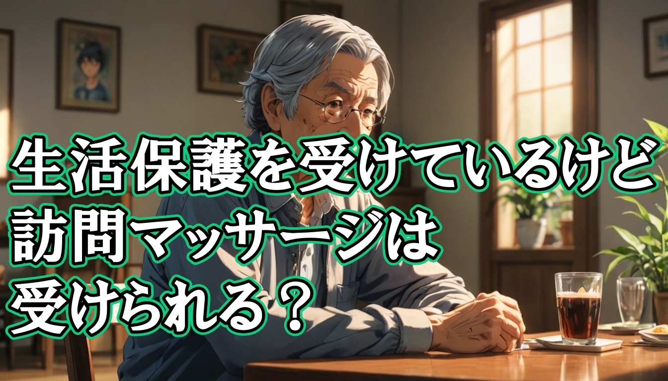 生活保護を受けているけど訪問マッサージは受けられる?