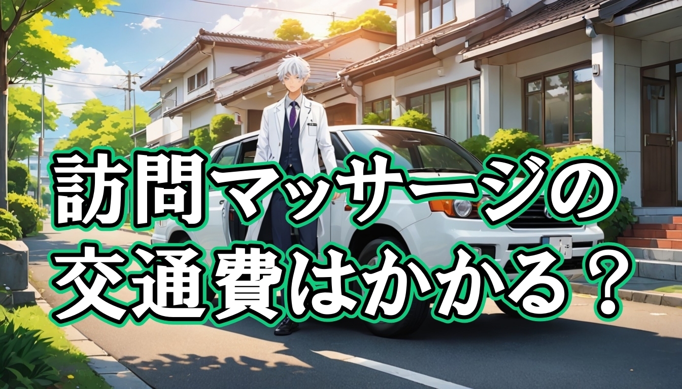 訪問マッサージの交通費はかかる？