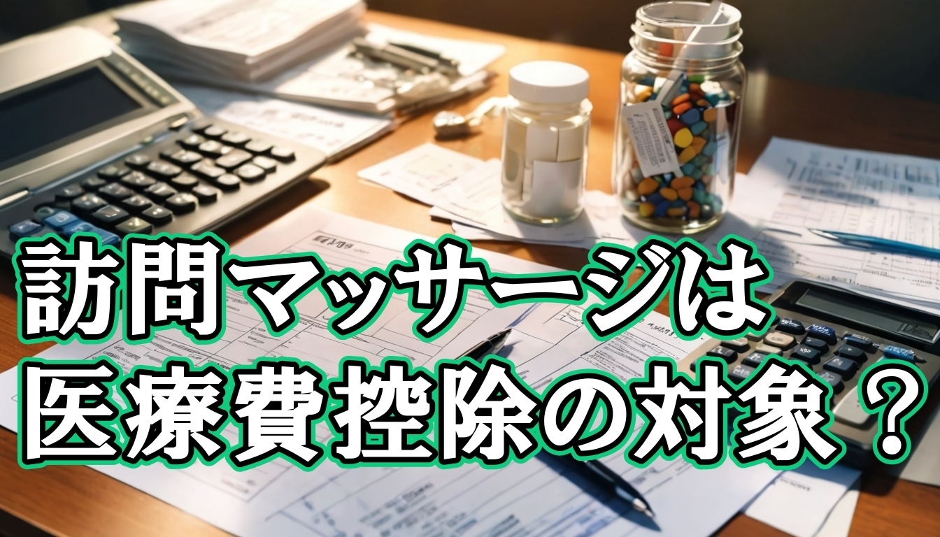 訪問マッサージは医療費控除の対象?