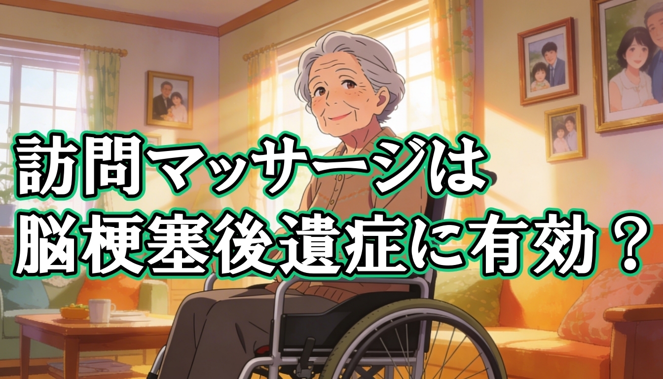 訪問マッサージは脳梗塞後遺症に有効？