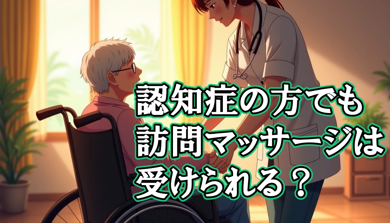 認知症の方でも訪問マッサージは受けられる？