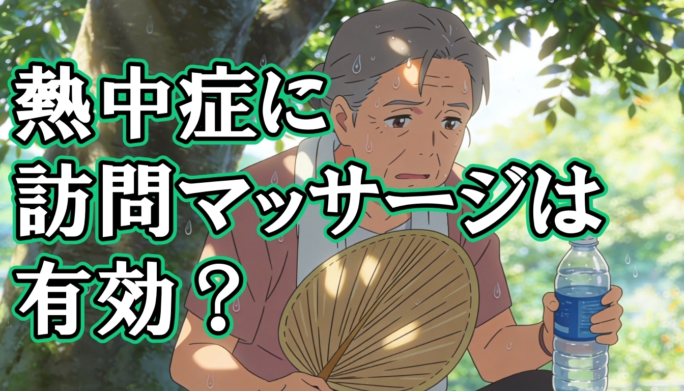 熱中症に訪問マッサージは有効？