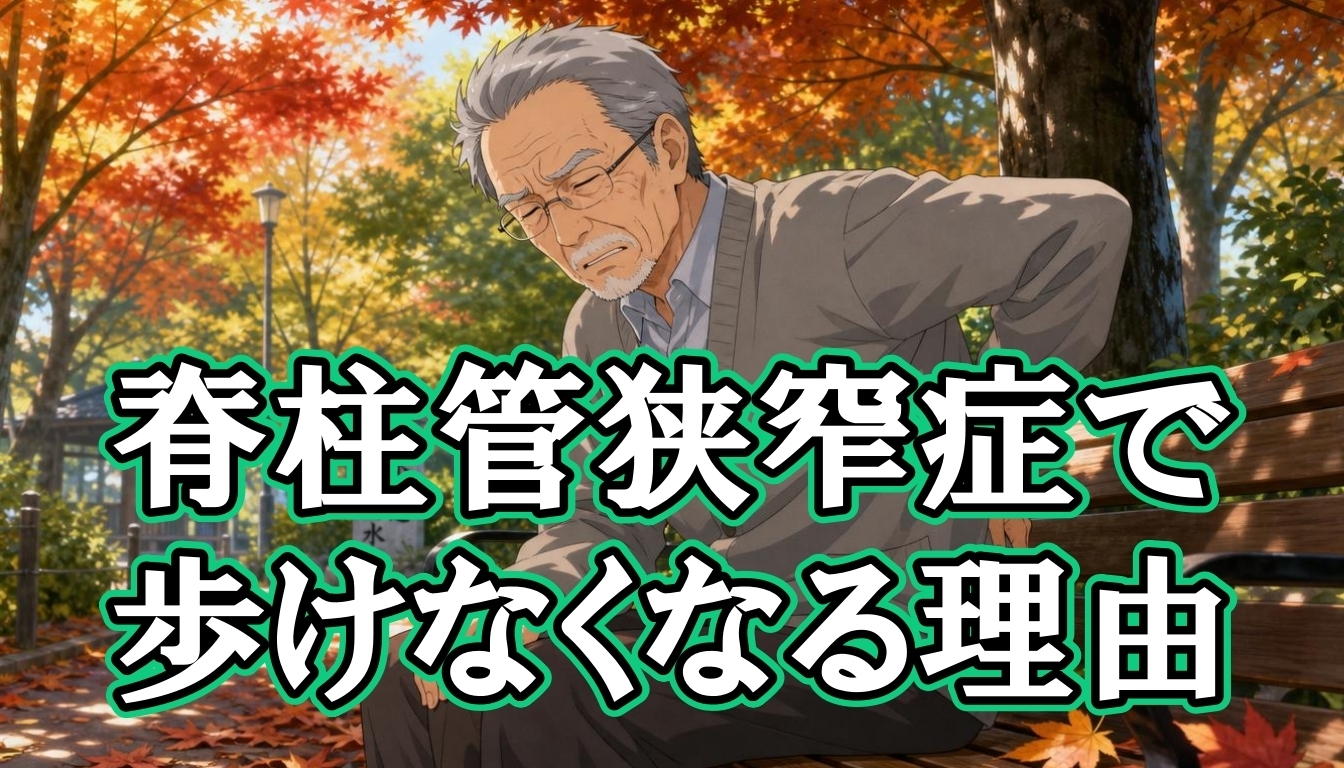 脊柱管狭窄症で歩けなくなる理由