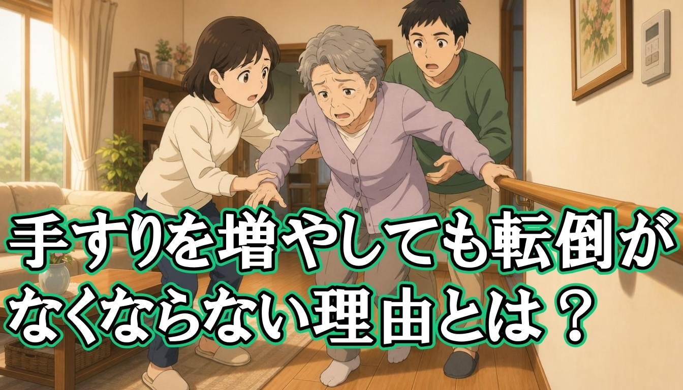 手すりを増やしても転倒がなくならない理由とは？