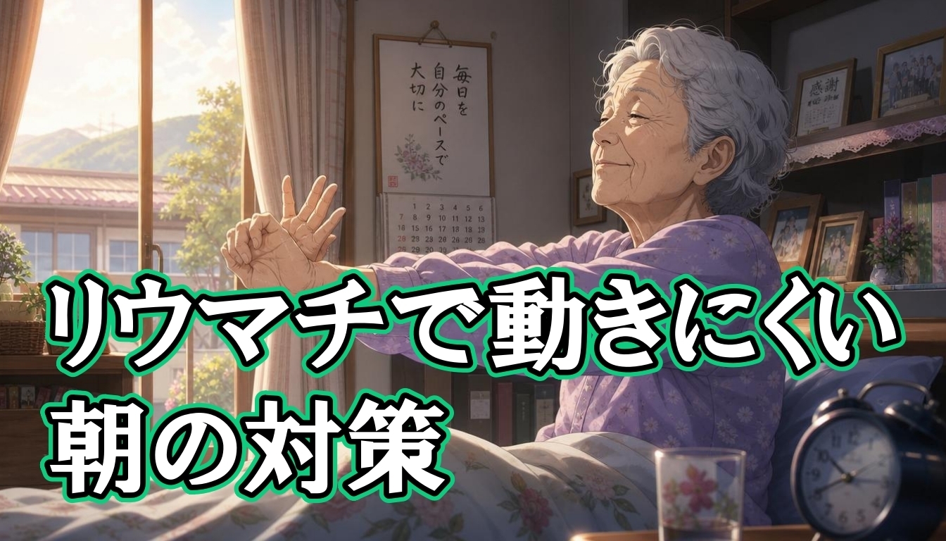 リウマチで動きにくい朝の対策