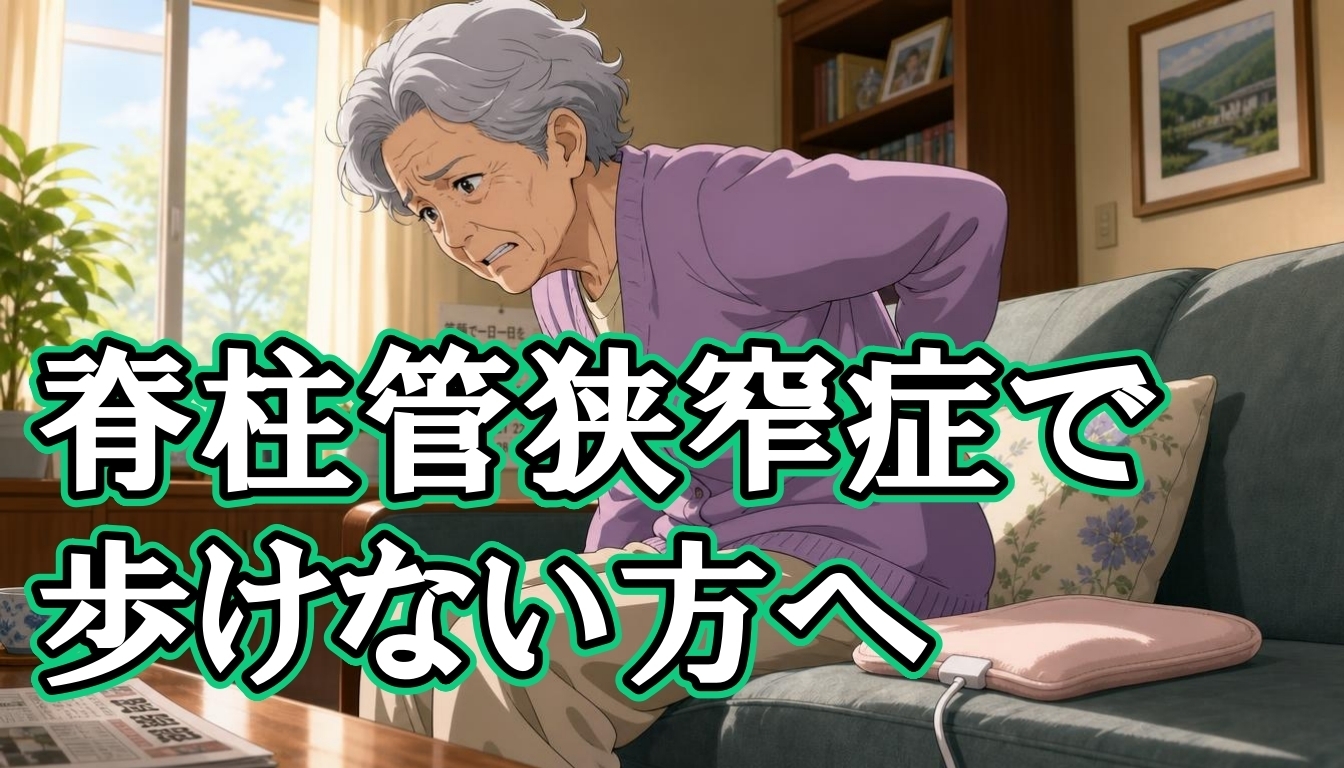 脊柱管狭窄症で歩けない方へ
