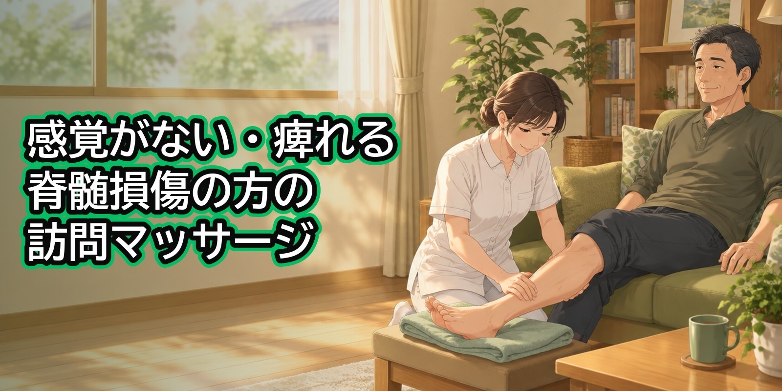 感覚がない・痺れる…脊髄損傷の方が知っておきたい訪問マッサージ