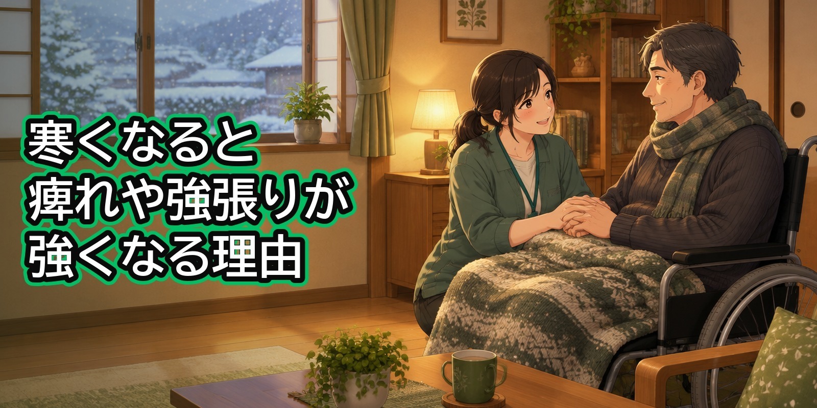寒くなると麻痺や痺れが強くなるのはなぜ？冬を過ごしやすくする工夫
