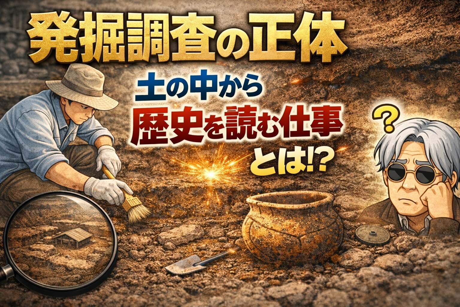 【YouTube】「発掘調査の正体｜土の中から歴史を読む仕事」を公開しました