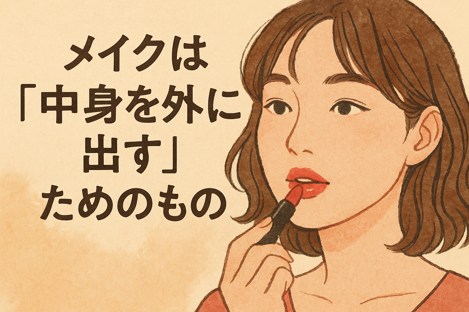 50歳のメイク迷子がたどりついた答え｜KAMATA MAKEUPのメイクは「中身を外に出す」ためのもの