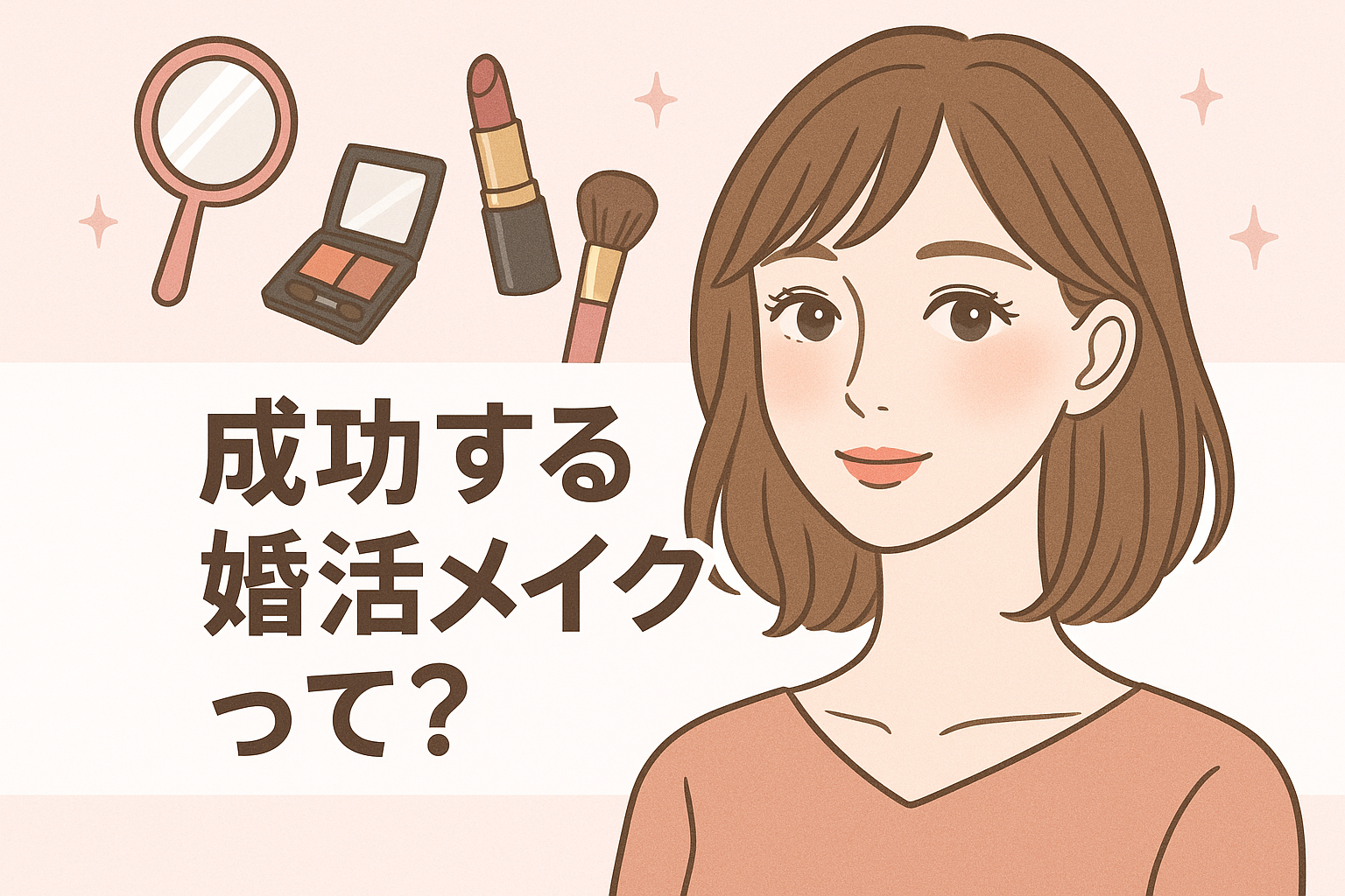 婚活パーティで運命を変えたメイク。自信がある顔は、笑顔を呼ぶ。